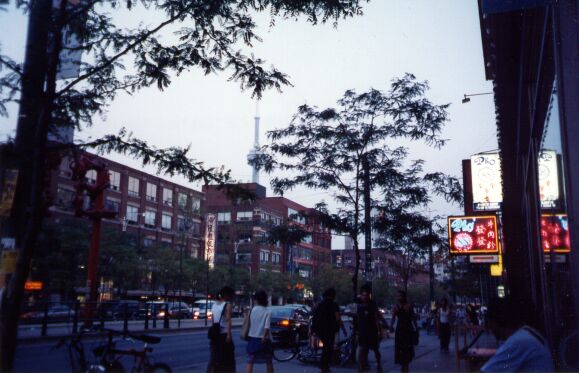 Chinatown at Spadina & Dundas.