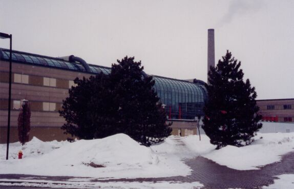 The path to the Davis Centre in January.